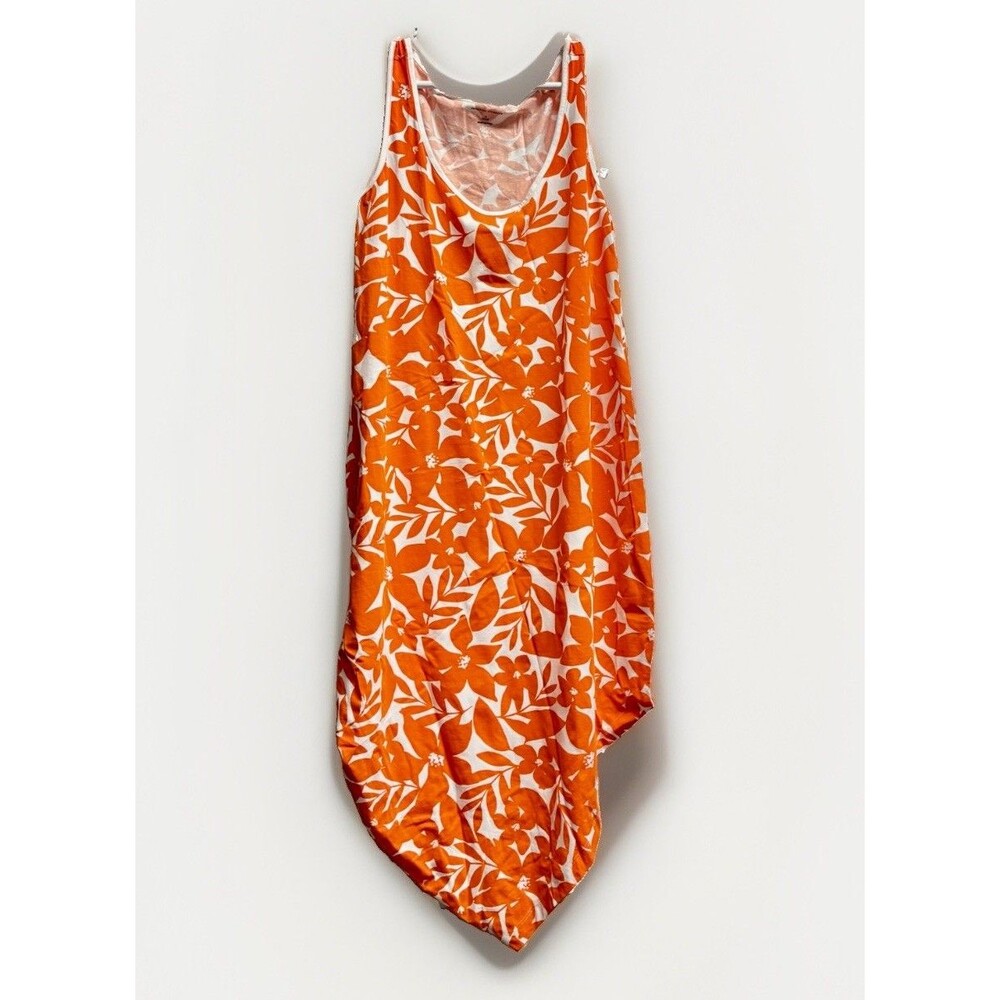 Universal Standard Cotton Asymmetrical Iconic Geneva Tank Dress Tropical 18-20